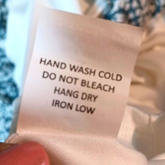 Sienna Sky Women's Floral Green / White V Neck Boho  Midi Dress sz L Feminine - Picture 14 of 14